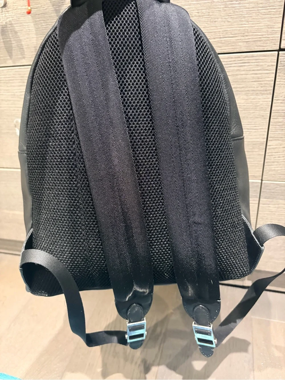 Fendi “Rainbow” Studded Leather Backpack – Black with Multicolor Studs